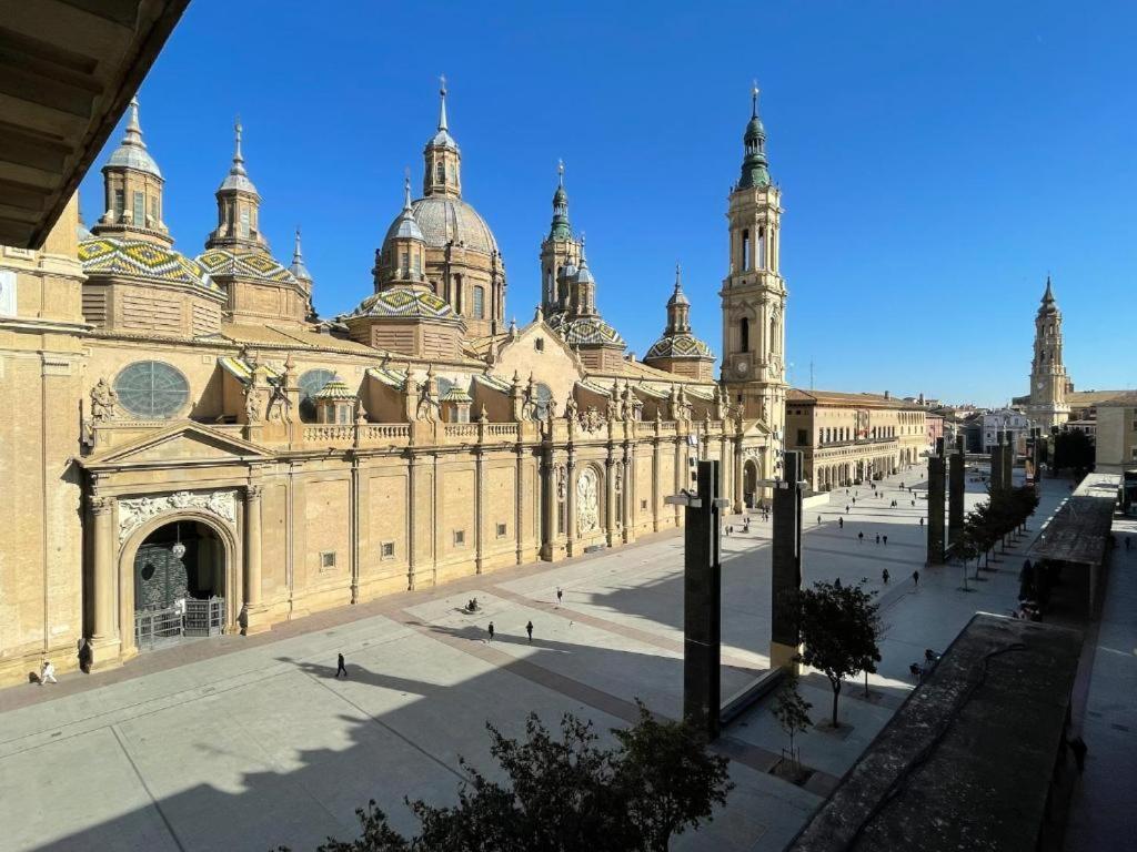 Vtz El Balcon A La Basilica I - Vistas Inmejorables A La Basilica Del Pilar! Apartment Zaragoza Bagian luar foto
